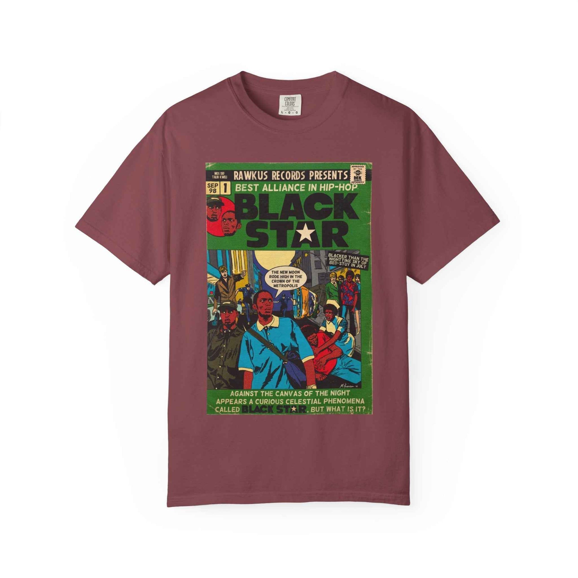 Black Star - Unisex Comfort Colors T-shirt