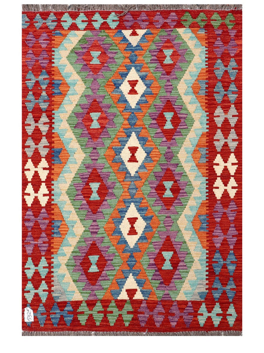 Maimana Afghanistan Kilim Rug - 150 x100 cm
