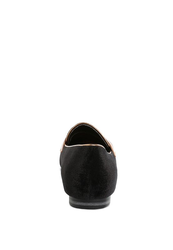 Malta Penny Strap Velvet Loafers