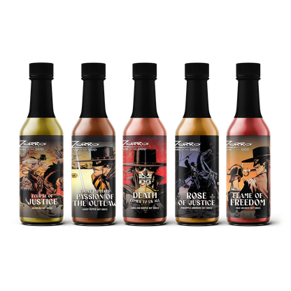 Zorro Hot Sauce 5-Pack