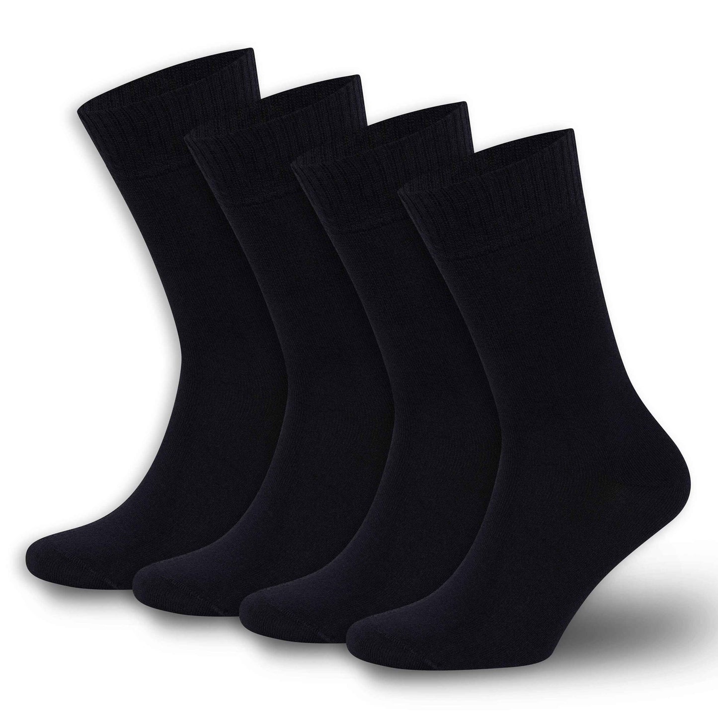 Men’s & Women’s Bamboo Diabetic Crew Socks 4-Pack