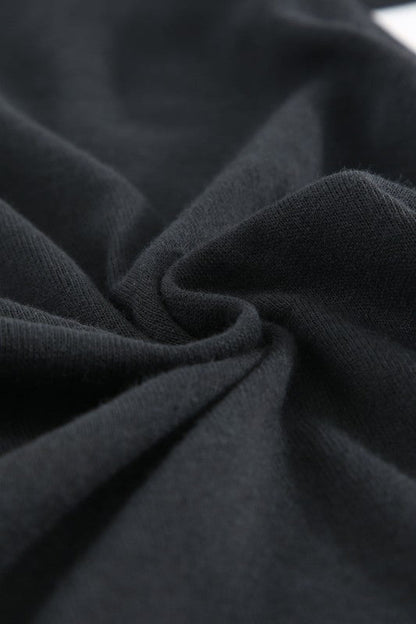 Solid Open-Front Buttoned Cardigan