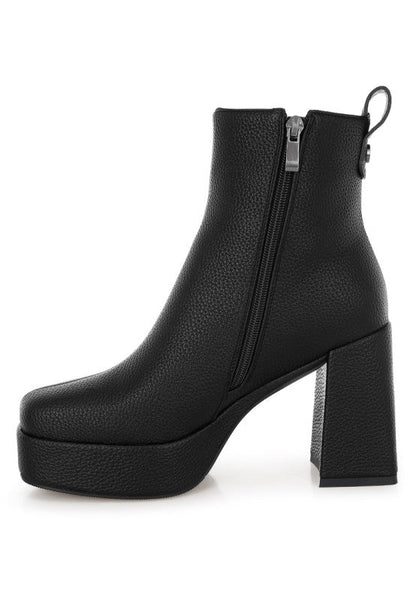 Poulin Faux Leather Chelsea Boots