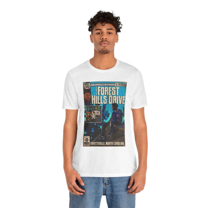 2014 Forest Hills Drive - Comic Book Art -  Unisex Jersey Short Sleeve Tee