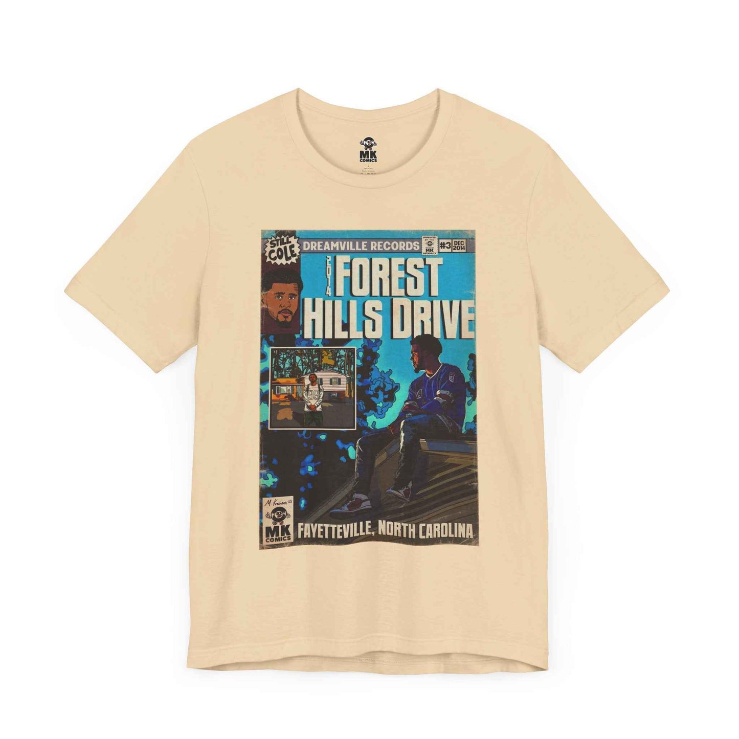 2014 Forest Hills Drive - Comic Book Art -  Unisex Jersey Short Sleeve Tee