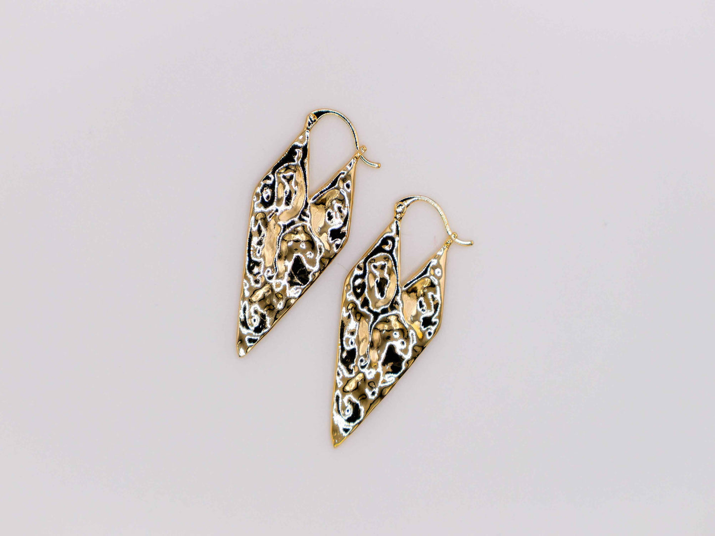 Gold Geometry Glam Earrings – Modern Gold Geometric Jewelry