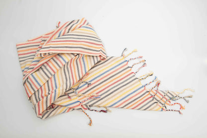 New Rainbow Linen Towel