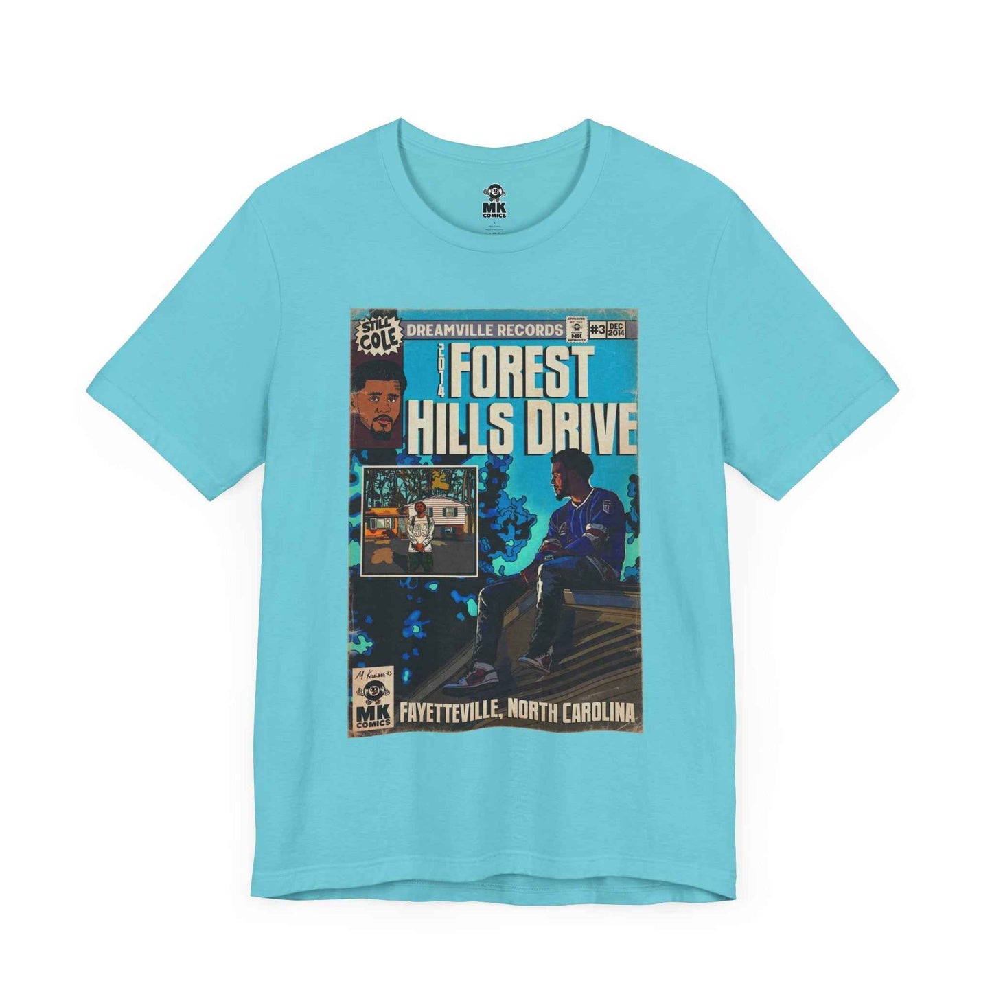 2014 Forest Hills Drive - Comic Book Art -  Unisex Jersey Short Sleeve Tee