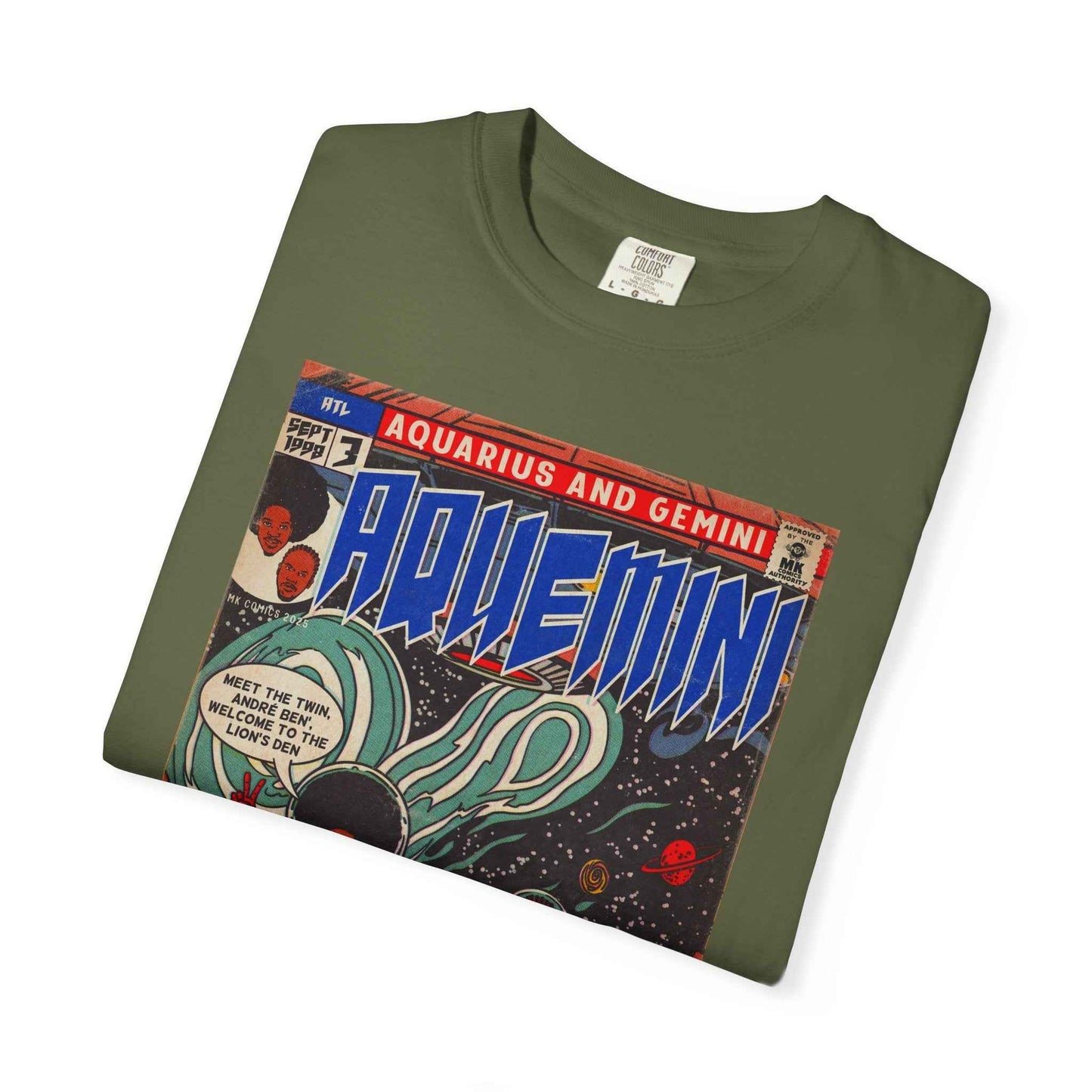 Aquemini - Comic Book Art - Unisex Comfort Colors T-shirt