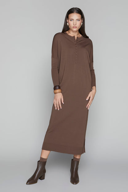 Wren Dress in Walnut