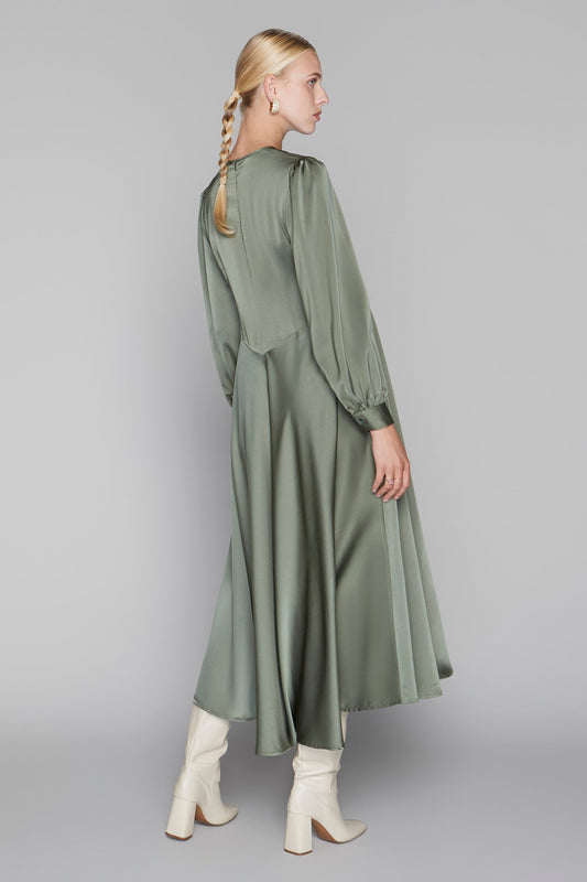 Arden Maternity Dress in Olive