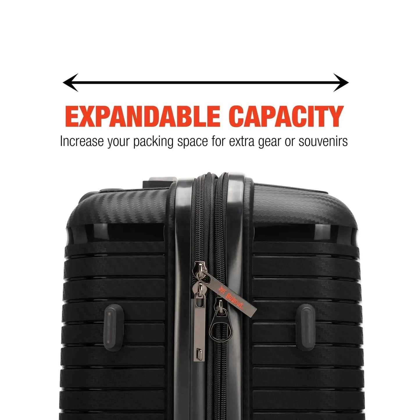 Trencher 3 Piece Expandable Tough Luggage Set