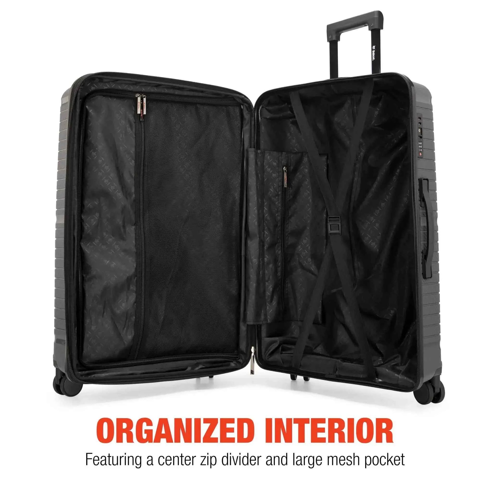 Trencher 3 Piece Expandable Tough Luggage Set