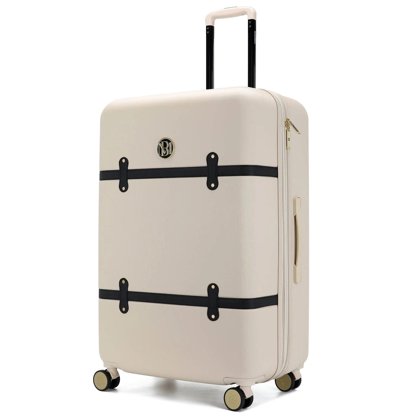 Grace Expandable 25" Medium Checked Retro Suitcase - Lolomo!