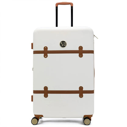 Grace Expandable 25" Medium Checked Retro Suitcase - Lolomo!
