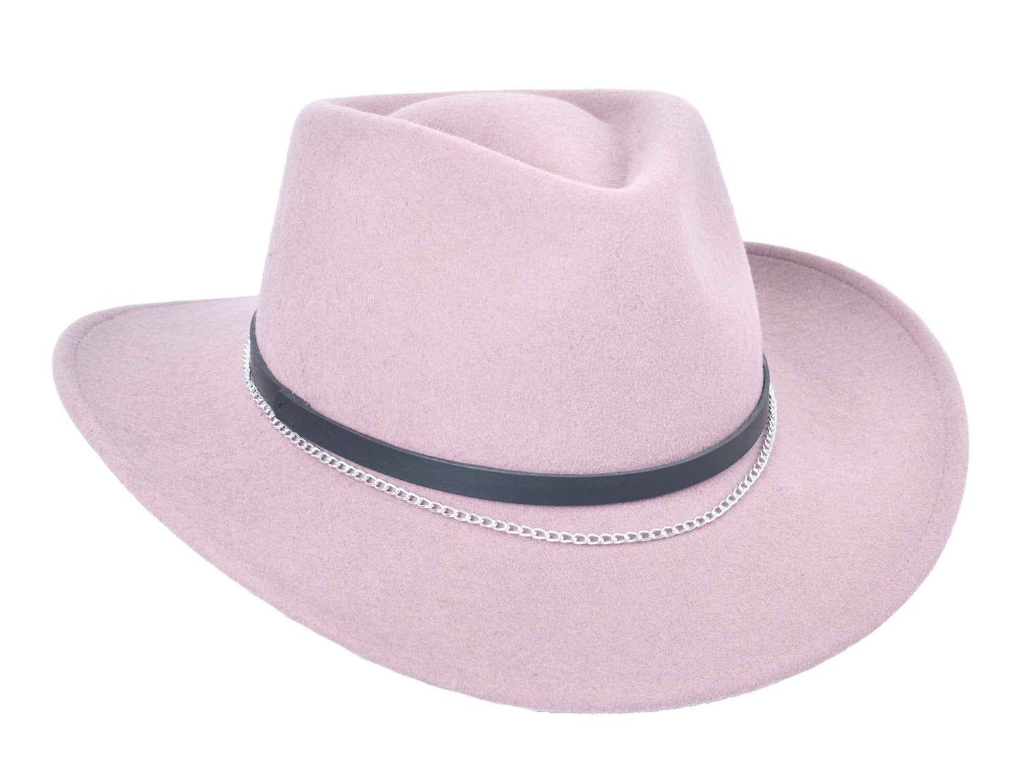 Outdoor Merino Wool for Woman Felt Hat Cattle Queen