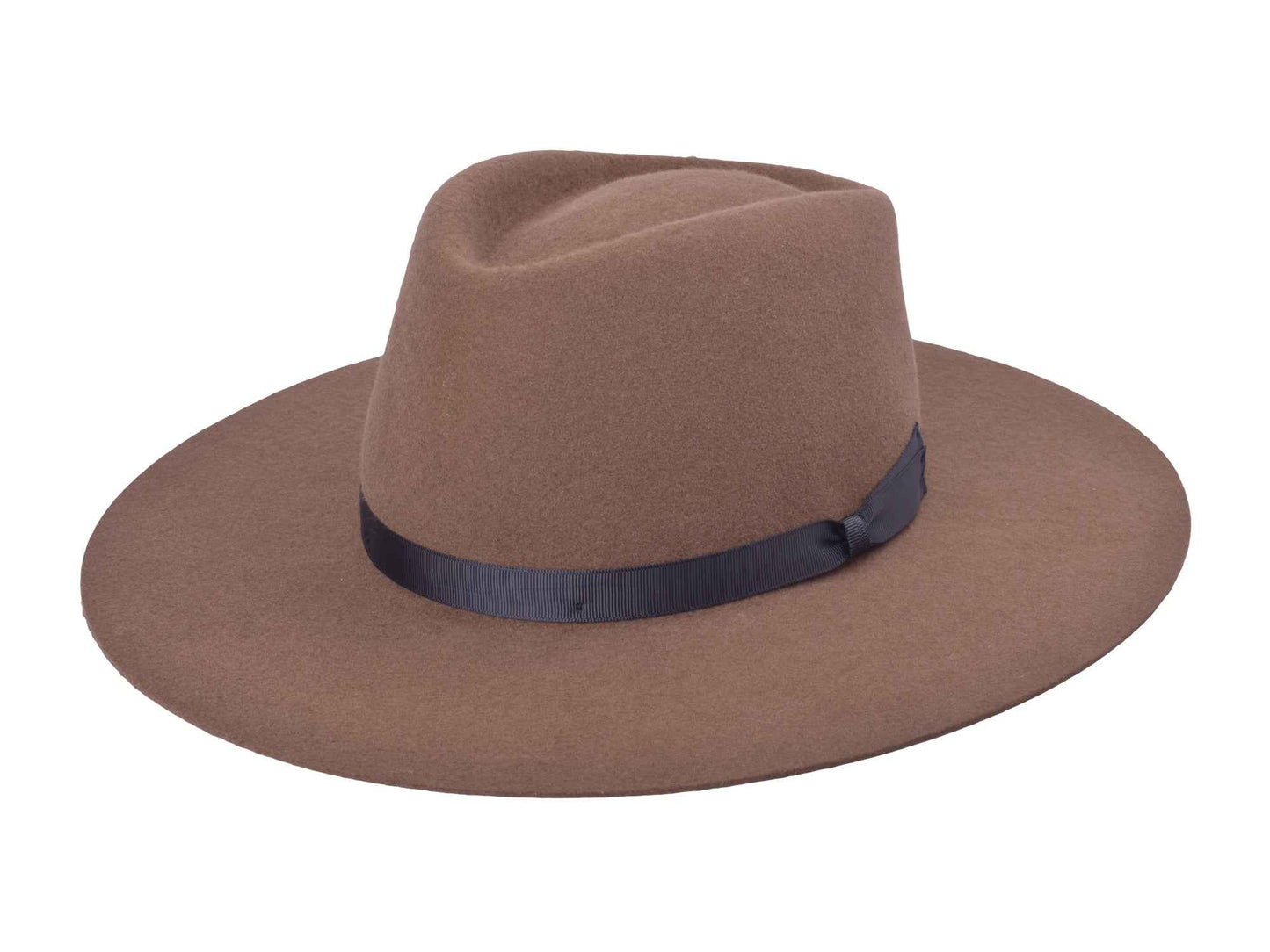 Wool Felt Flat Brim Hat Trendly Giza
