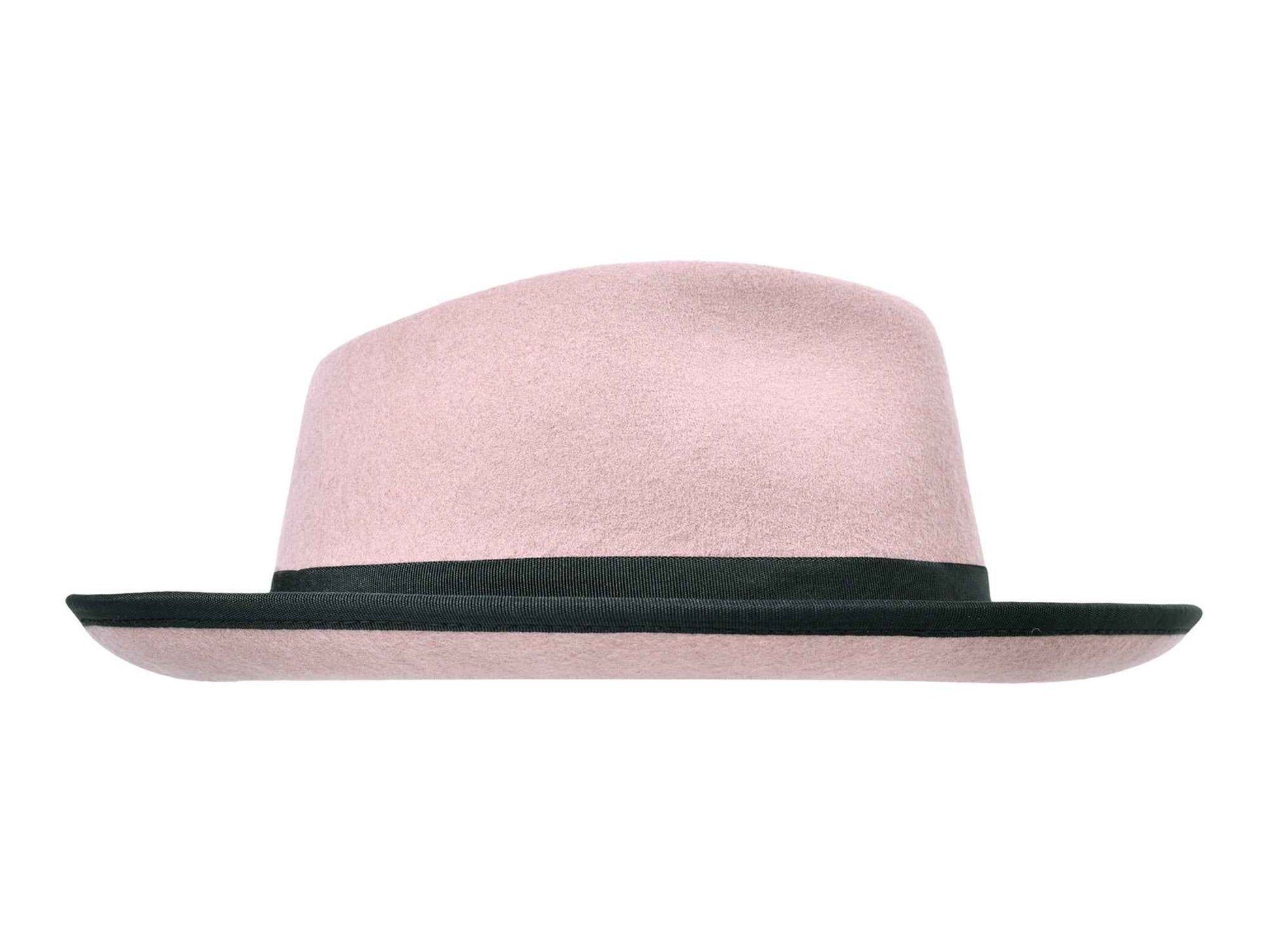 Classic Wool Felt Fedora Hat for Men Heritage