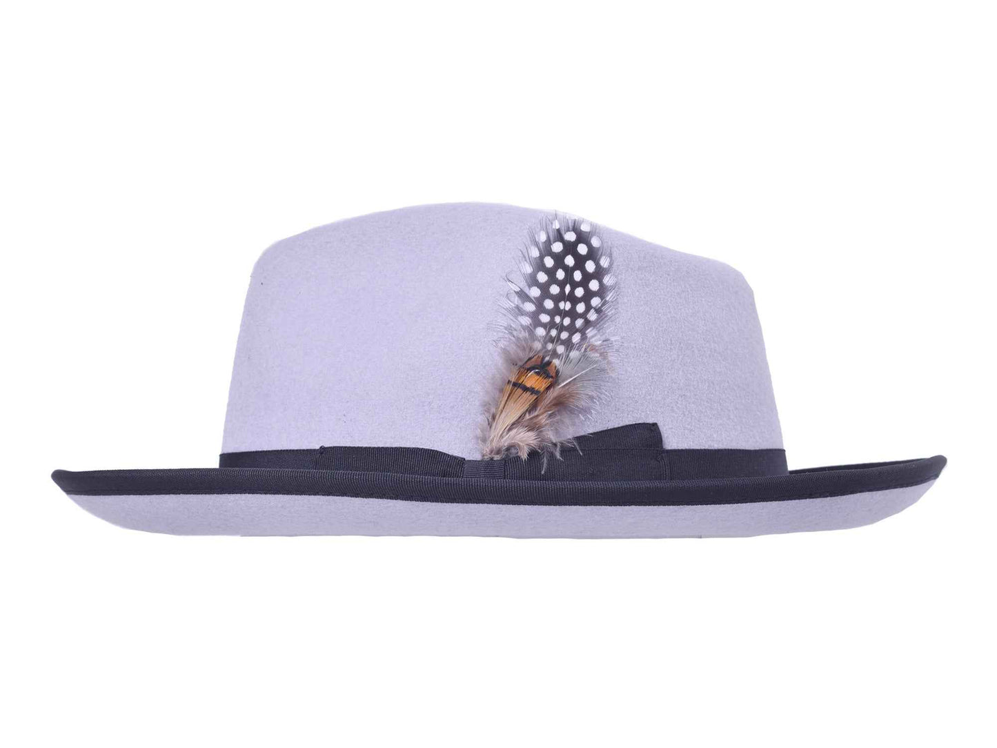 Classic Wool Felt Fedora Hat for Men Heritage