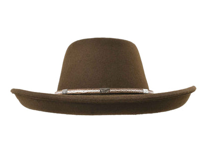 Outdoor Merino wool felt hat Rust
