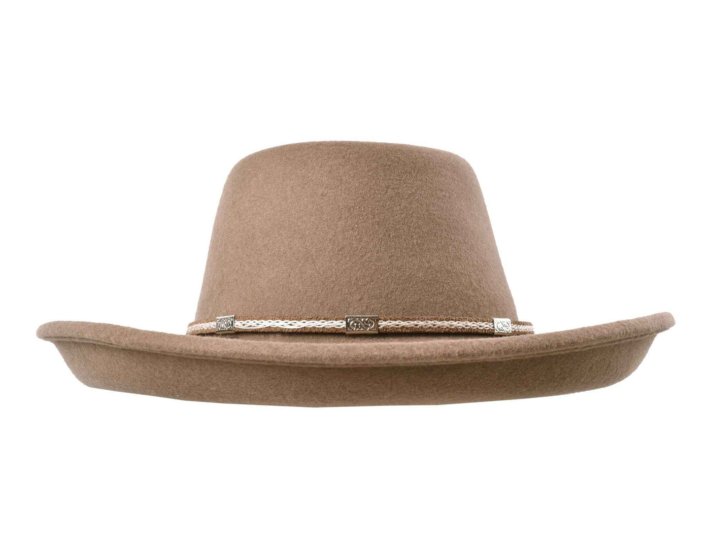 Outdoor Merino wool felt hat Rust
