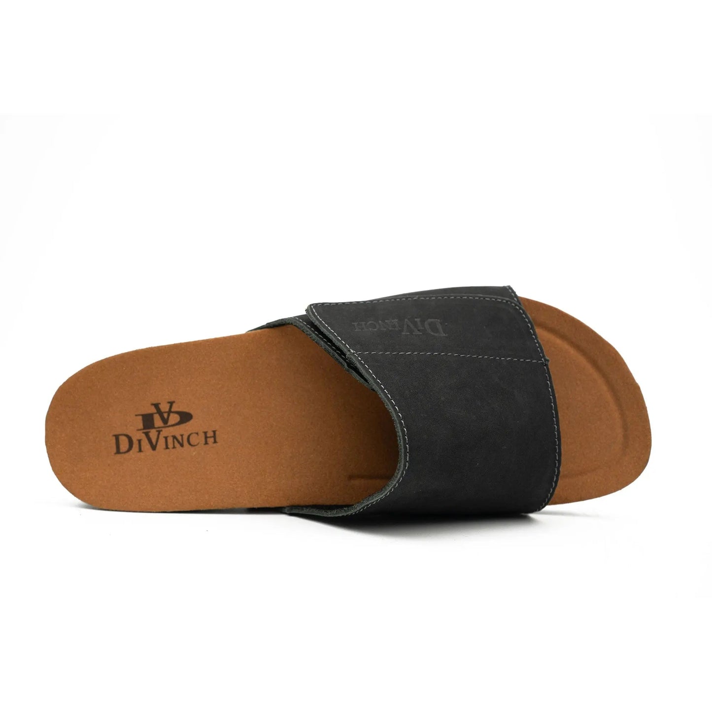 Black Single - Strap Slide Sandals