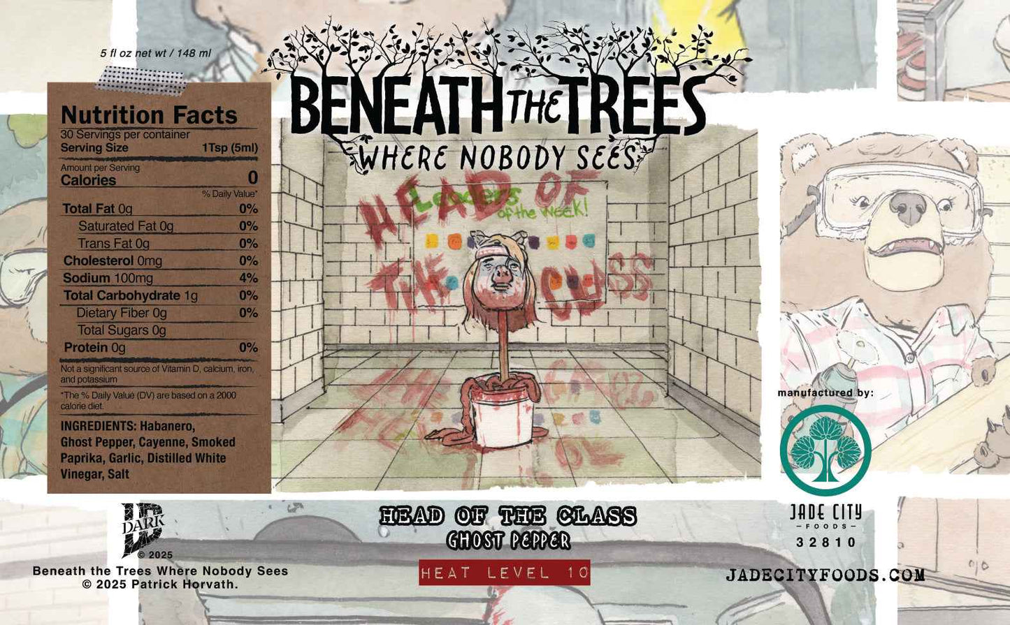 Beneath The Trees Where Nobody Sees Hot Sauce 5-Pack