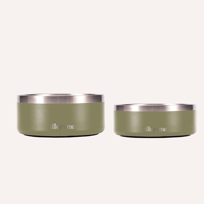 Stainless Steel Pet Bowl – Non-Slip, Durable & Dishwasher Safe | 32oz and 64oz - Lolomo!