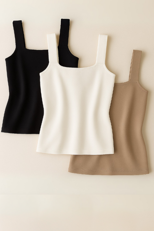 The Workshop Studio:  Sculpt Knit Tank Top by Luxe Basics - Lolomo!