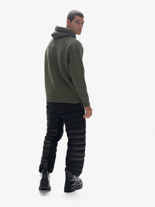 Hybrid Down Sweatpant - Black