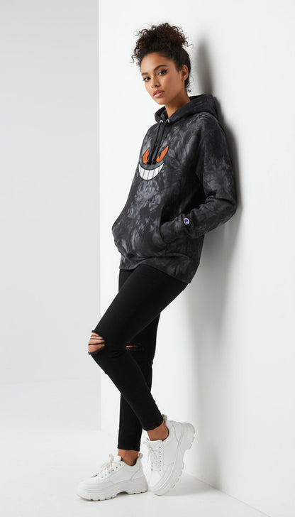 Sudadera con capucha tie-dye Demon Inside