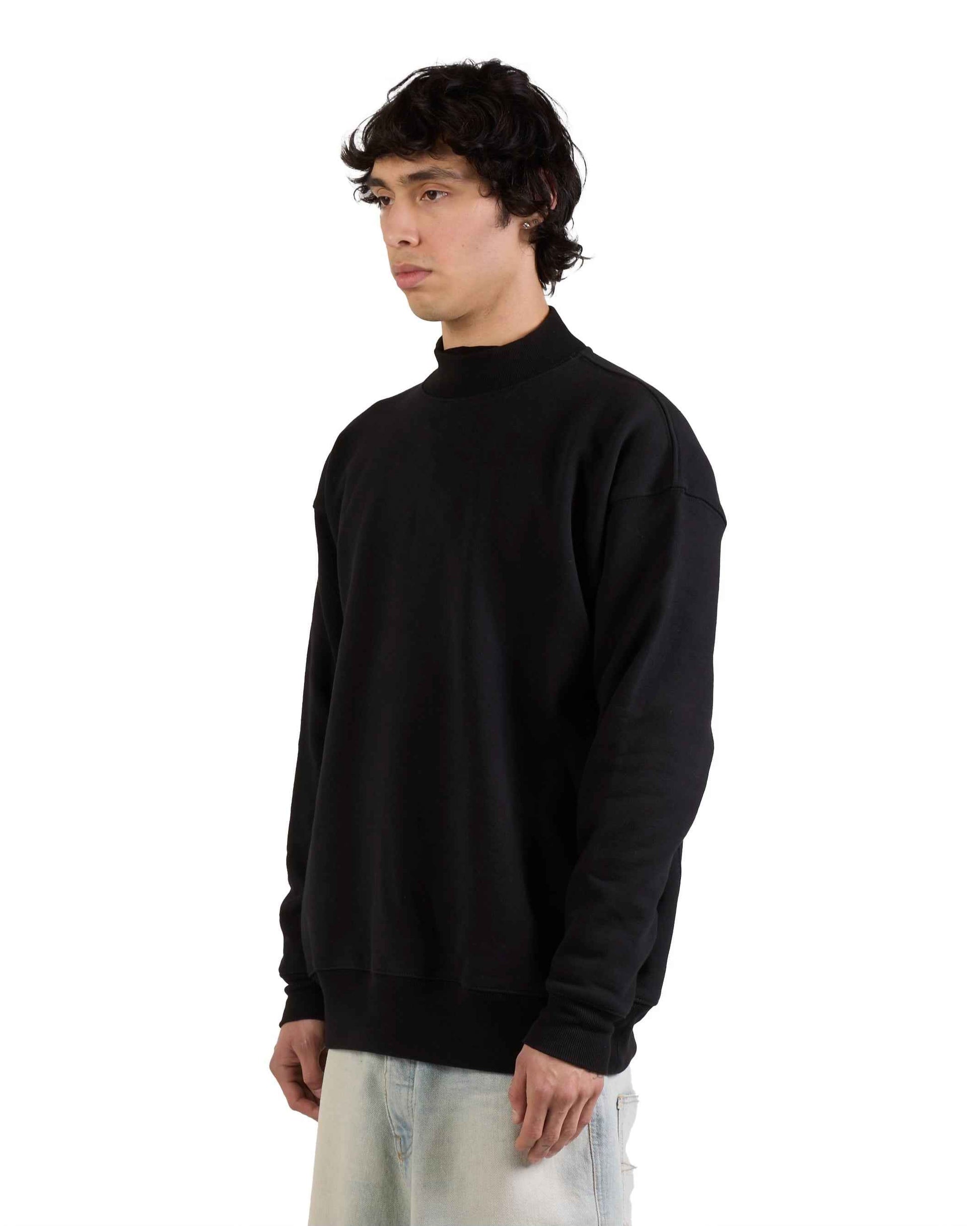 MOCK-NECK SWEATER
