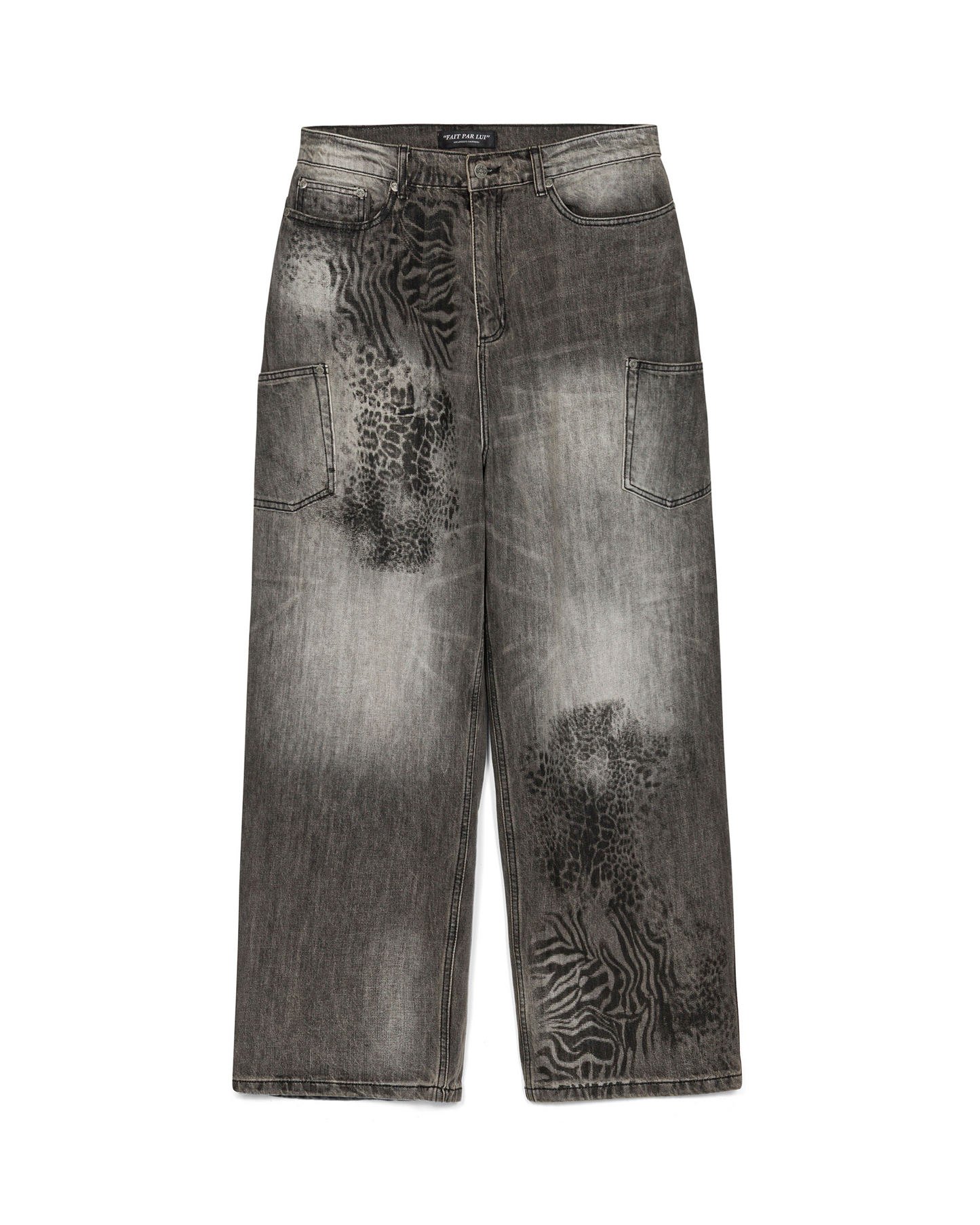 CHEETAH PRINT BOMBER DENIM - Lolomo!