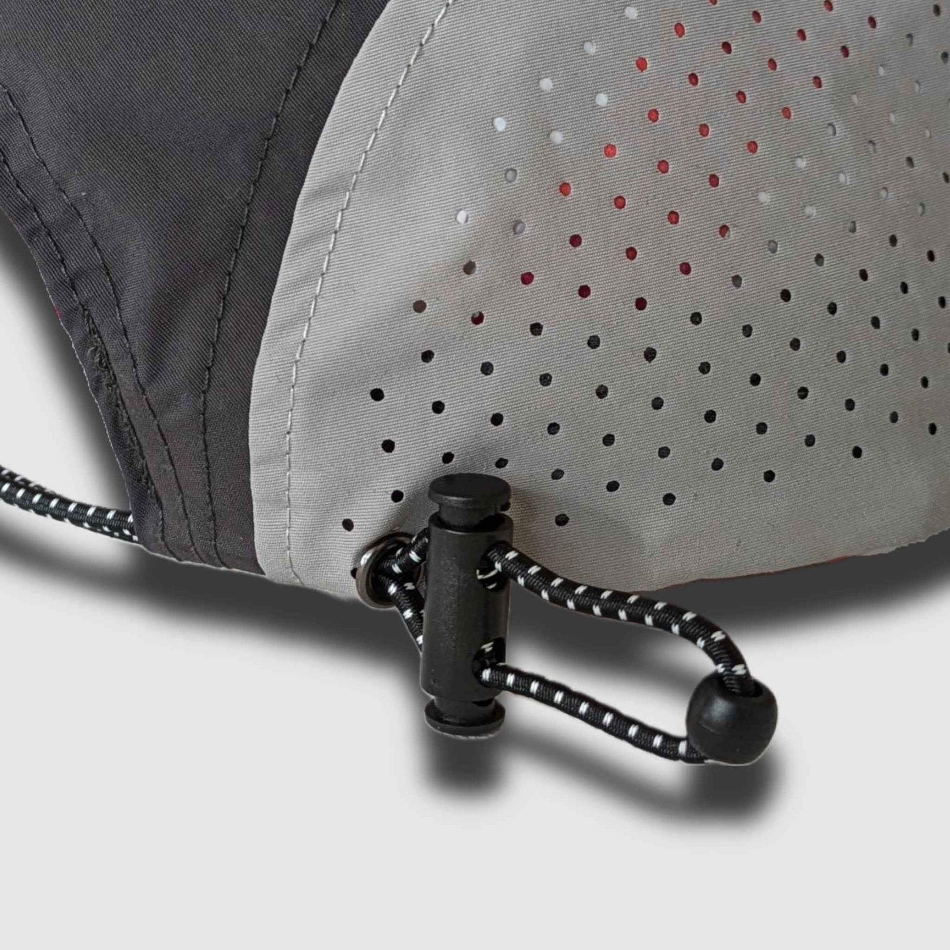 Ultralight 5-Panel Camper Hat - Graphite/Teal