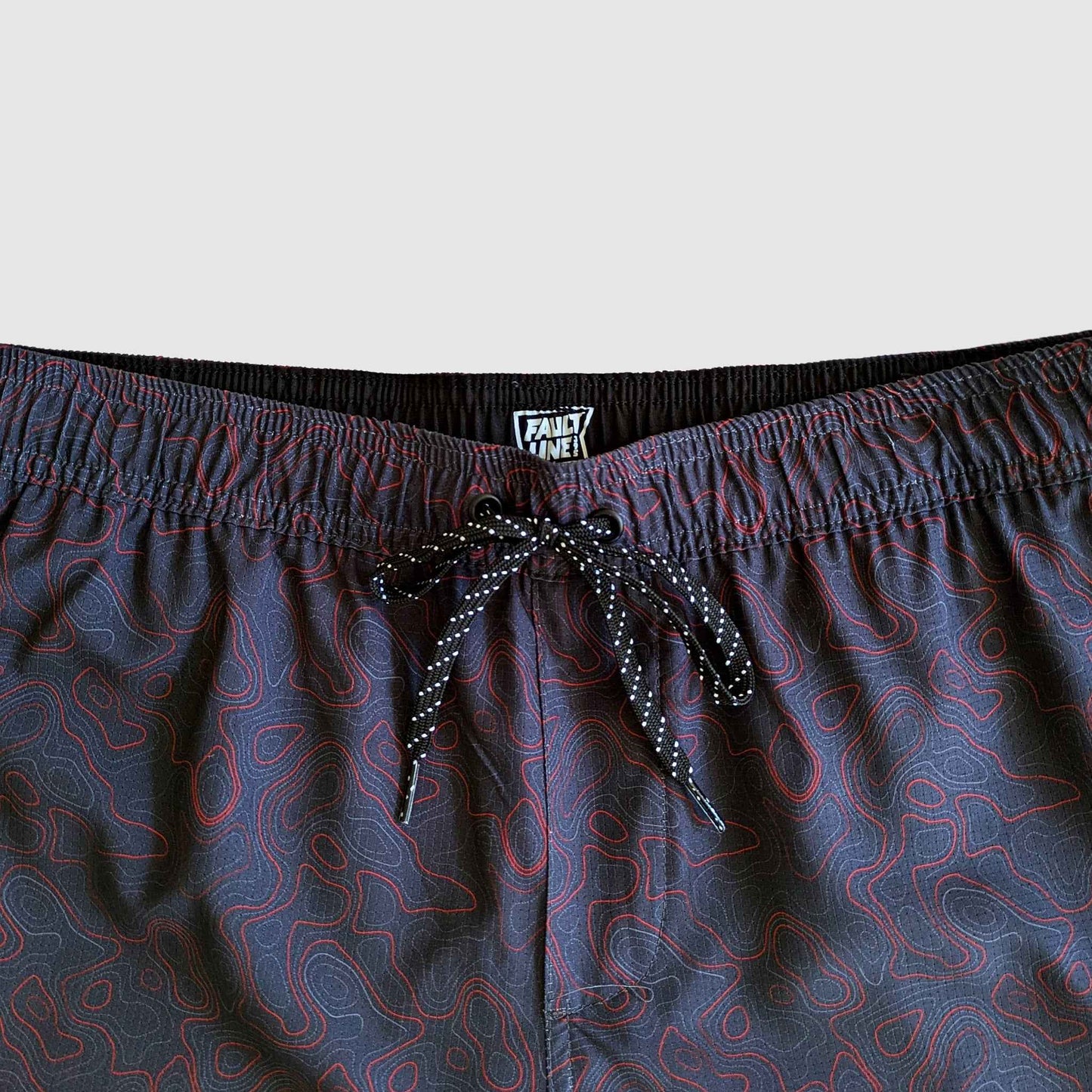 Langley Performance Stretch Short - Carbon/Topo