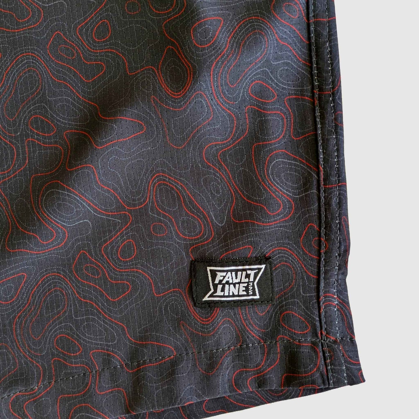 Langley Performance Stretch Short - Carbon/Topo