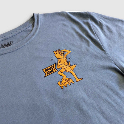 Wild Friends Sustainable Tee - Blue Grey