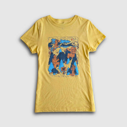 Women's Wild Friends Tee - Lemon