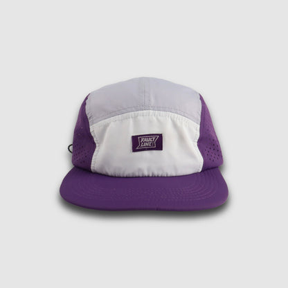 Sombrero plegable de 5 paneles - Morado/Gris 