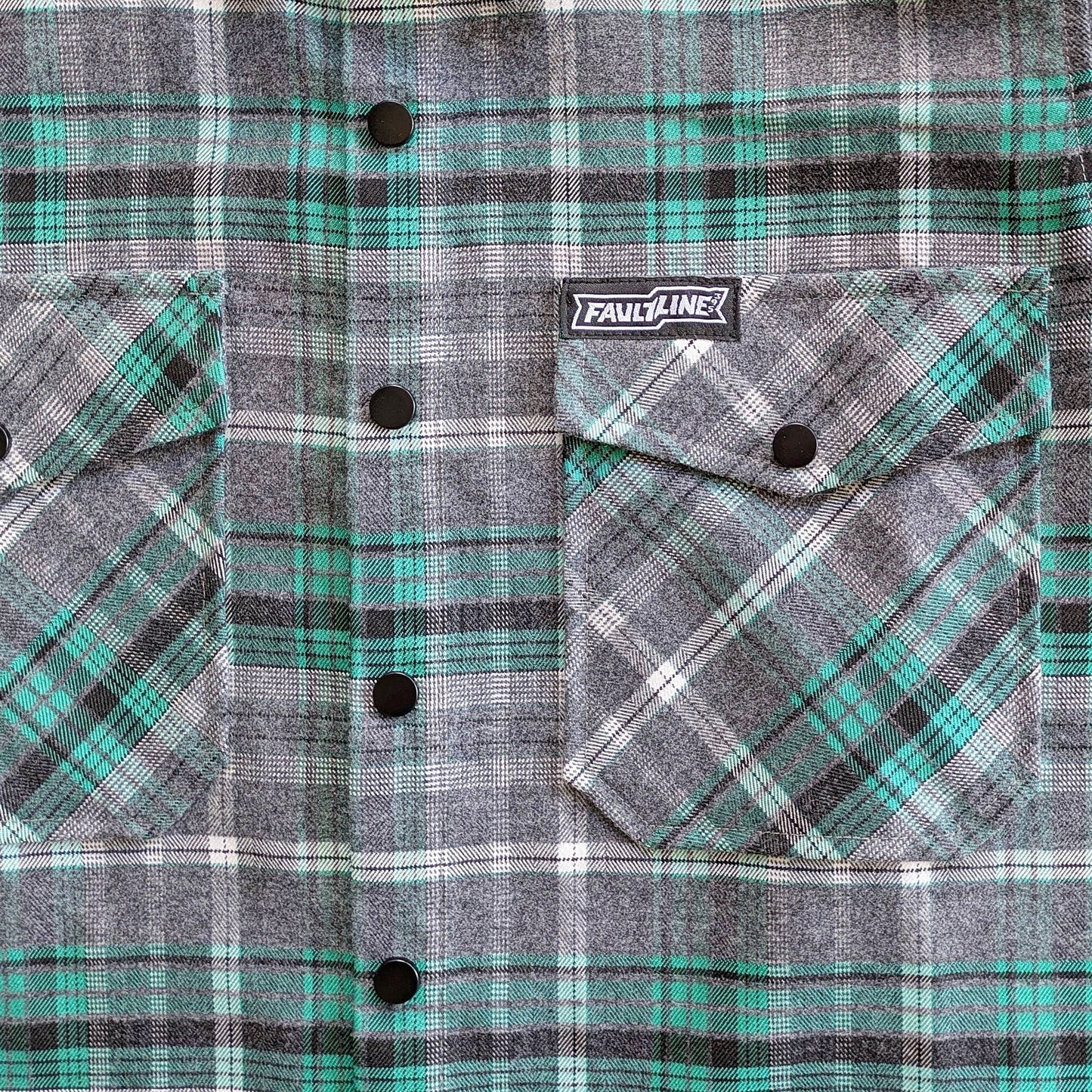 Women's Highland Tech Flannel - Gray/Seafoam