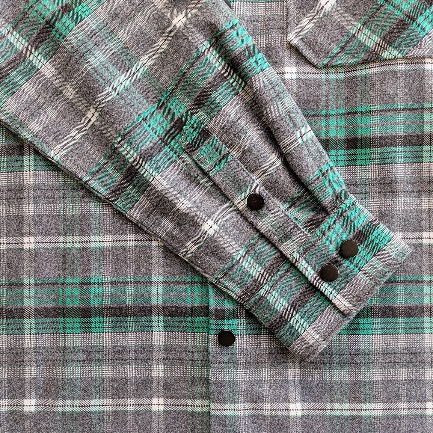 Women's Highland Tech Flannel - Gray/Seafoam