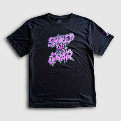 Shred the Gnar Sustainable Tee - Black