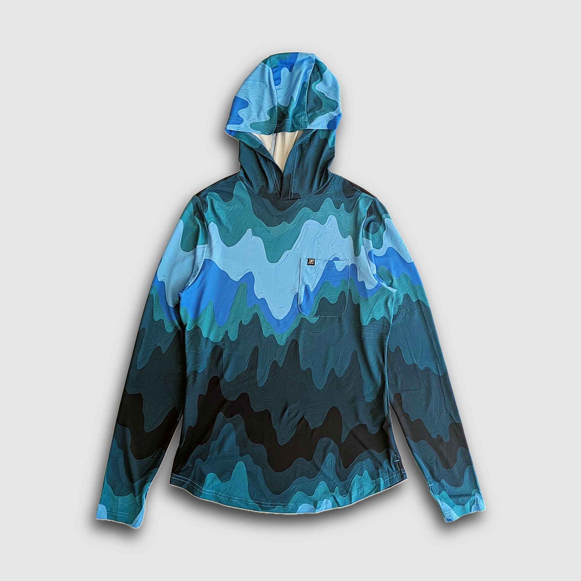 Women's Carson Sun Hoodie - Mountain Waves