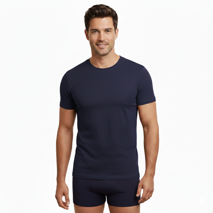 Men's Bamboo Crew Neck Undershirts (3-Pack) - Lolomo!