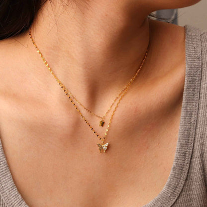 CHRISTIA BUTTERFLY NECKLACE