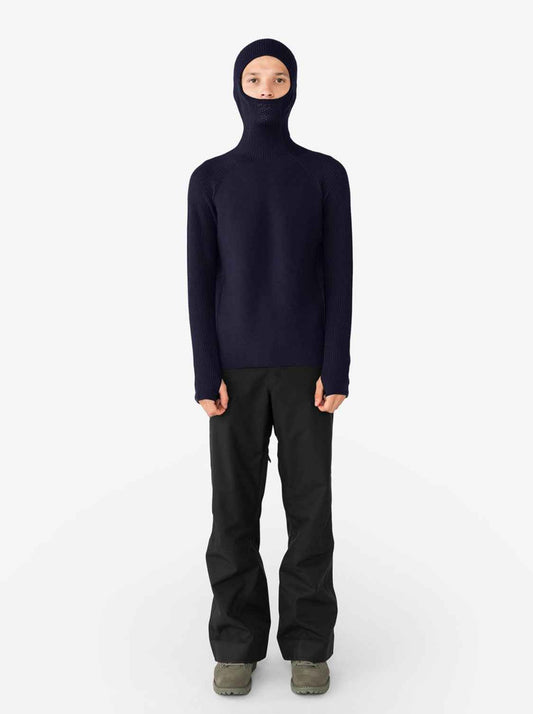 Balaclava Sweater - Carbon Blue