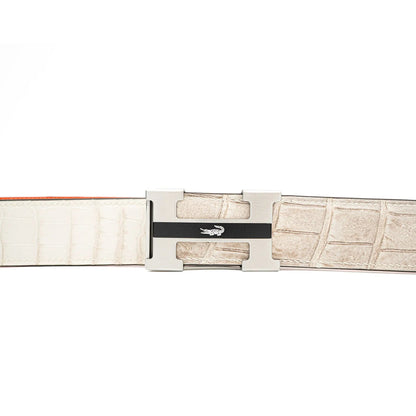 Handcrafted Alligator Leather Belts DVG108