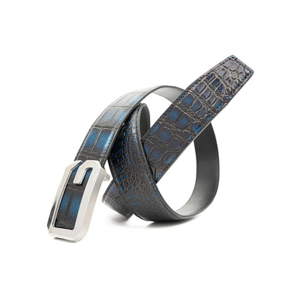 Handcrafted Alligator Leather Belts DVG12