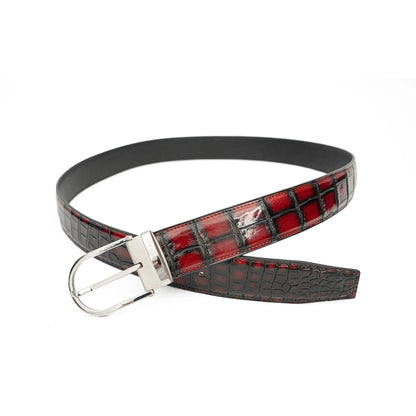 Handcrafted Alligator Leather Belts DVG311