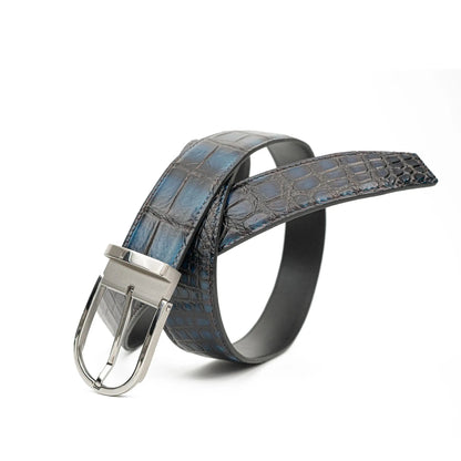 Handcrafted Alligator Leather Belts DVG331